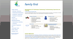 Desktop Screenshot of family-first.de